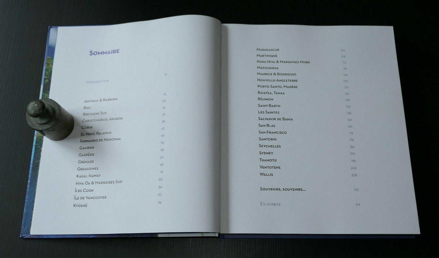 40 ESCALES 40 ANS DE NAVIGATIONS / ANTOINE DEDICACE / GALLIMARD 2014 / VOYAGE