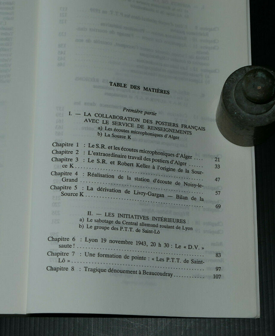 RESISTANCE PTT / RAYMOND RUFFIN / HISTOIRE OCCUPATION RESISTANCE WWII / ENVOI