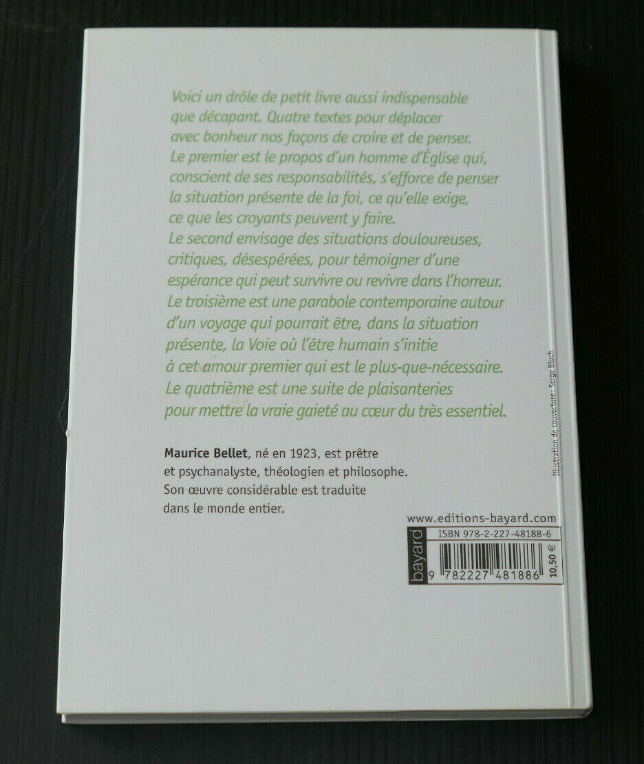 MINUSCULE TRAITE ACIDE DE SPIRITUALITE / MAURICE BELLET / BAYARD 2010