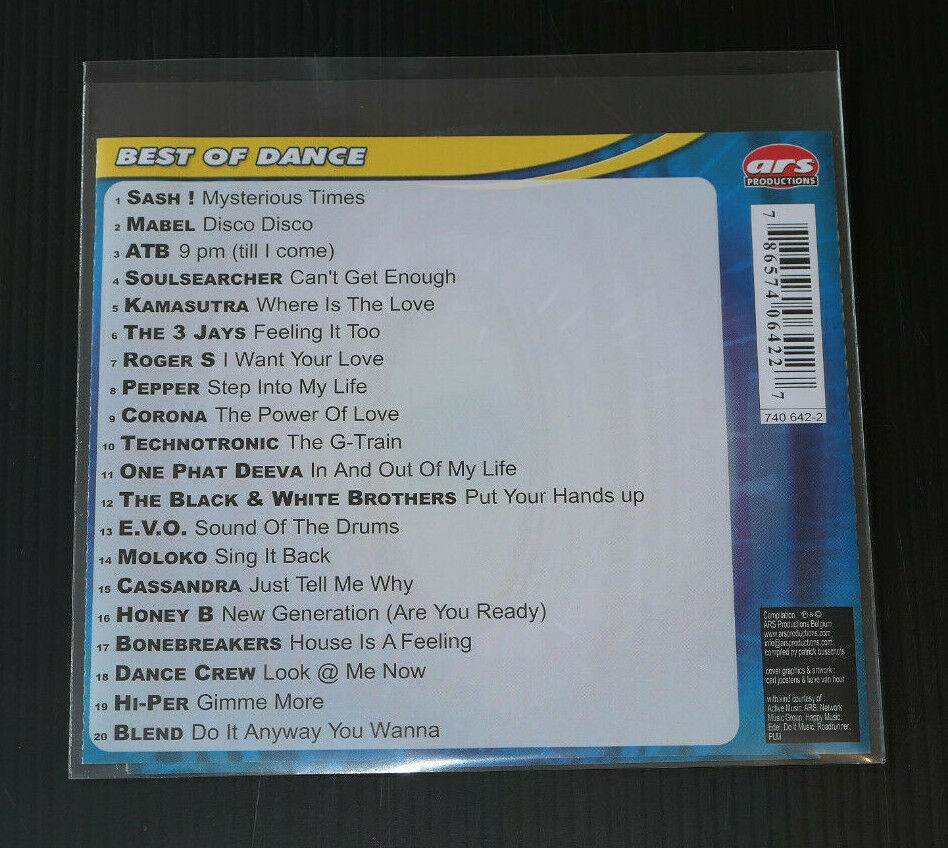 CD BEST OF DANCE / 20 TITRES
