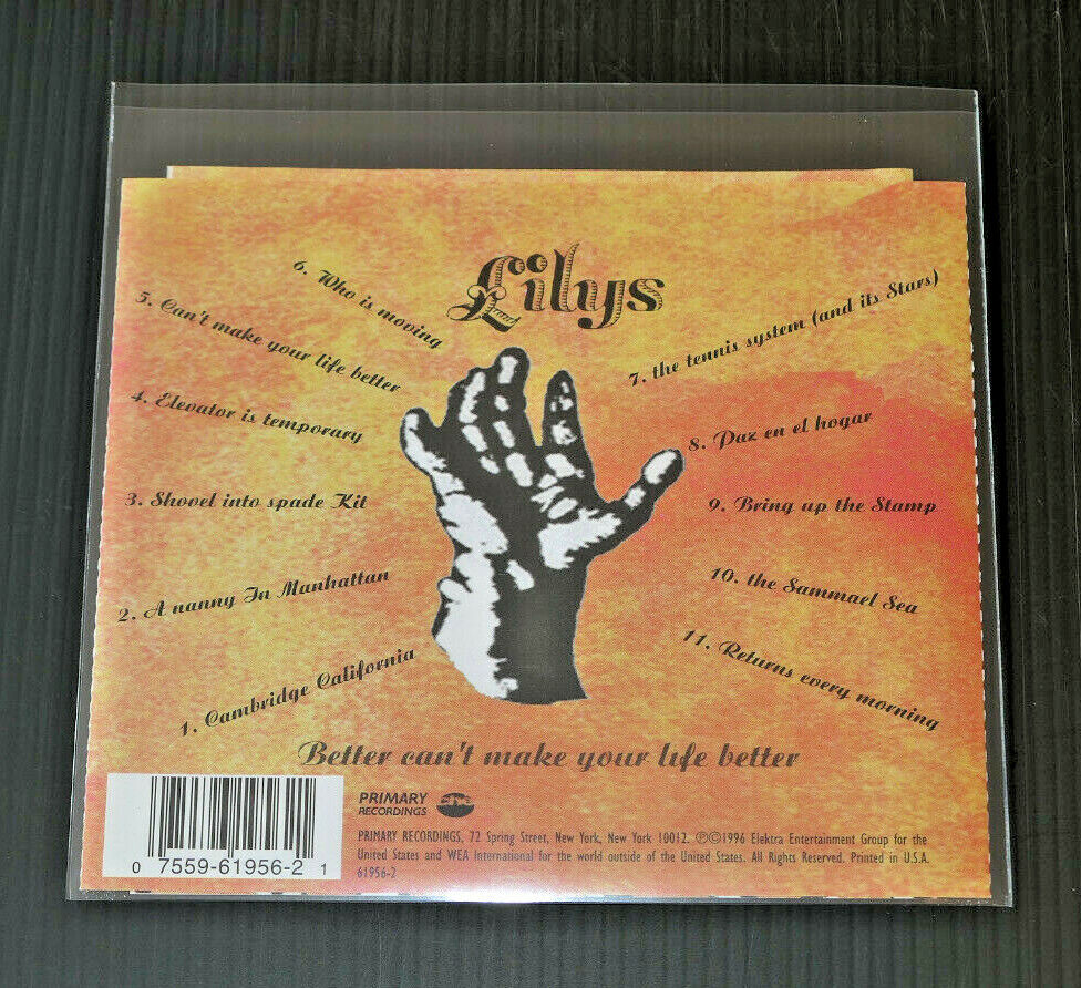 CD LILYS / BETTER CAN'T MAKE YOUR LIFE BETTER / 1996