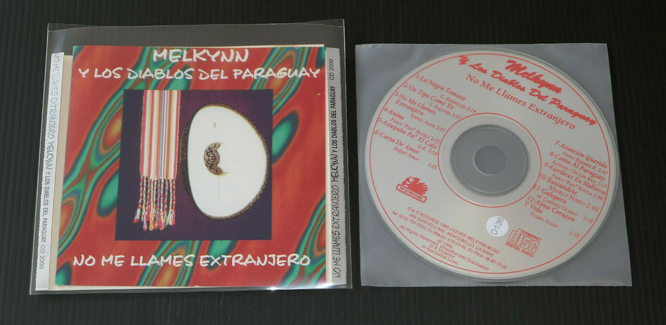 CD MELKYNN Y LOS DIABLOS DEL PARAGUAY / NO ME LLAMES EXTRANJERO / 1995