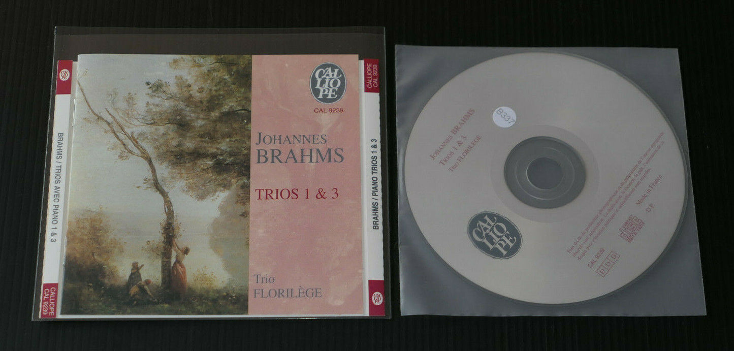 CD TRIO FLORILEGE / JOHANNES BRAHMS TRIOS 1 & 3 / CALIOPE CAL 9239 / 1998