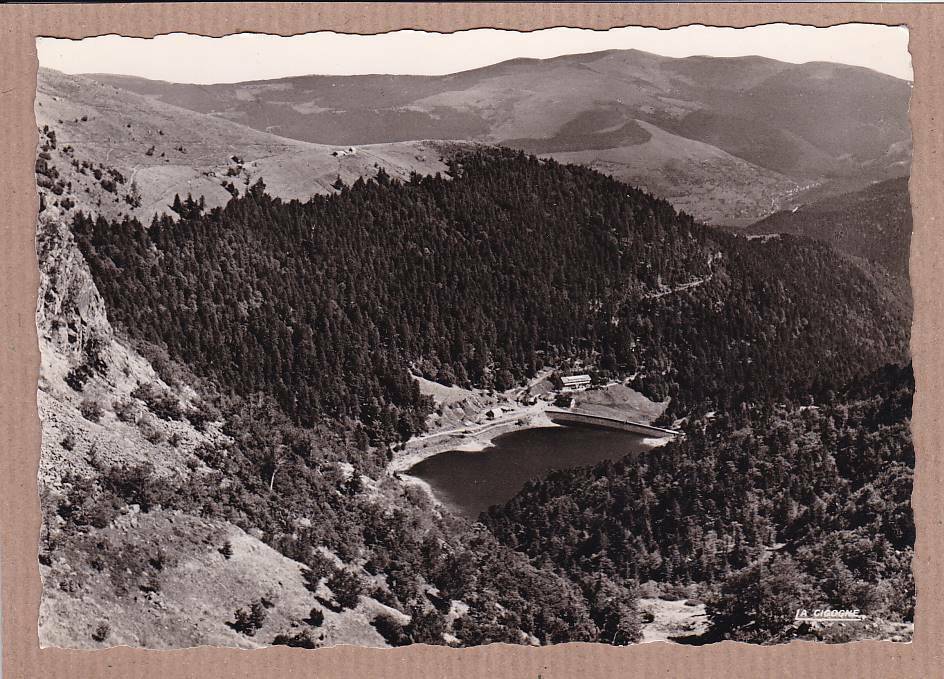CPSM BLACK & WHITE POSTCARD / LAKE SCHIESSROTHRIED