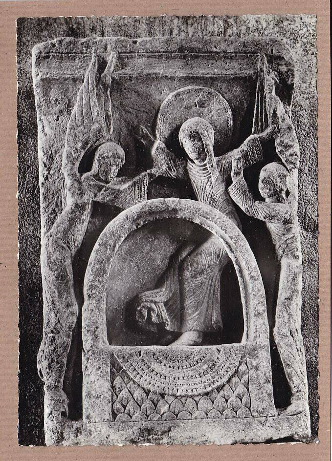 CPSM BLACK & WHITE POSTCARD / AUTUN CATHEDRAL L'ASSOMPTION CAPITAL