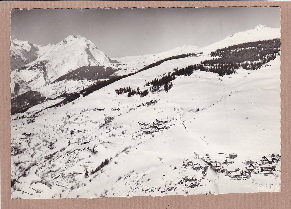 CPSM BLACK & WHITE POSTCARD / LA ROSIERE MONTVALEZAN LE CHATELARD LA COMBAZ