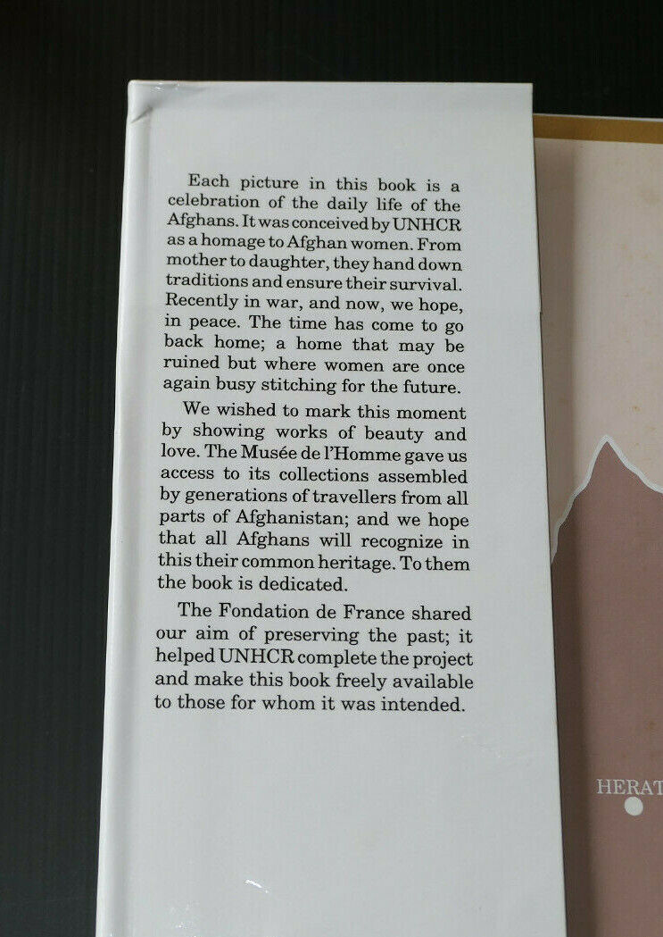 AFGHAN EMBROIDERY / ROLAND PAIVA / BERNARD DUPAIGNE / FEROZSONS LIMITED 1993
