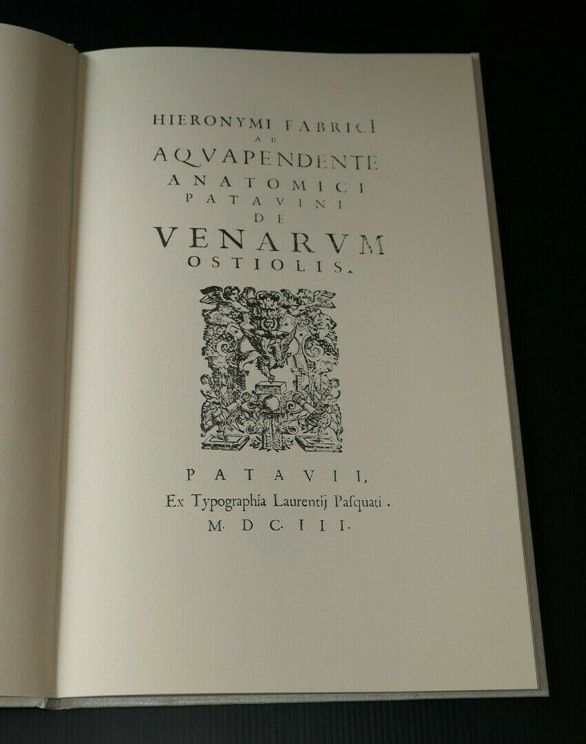 DES VALVULES DES VEINES / DE VENARUM OSTIOLIS / ANATOMIE / LOUIS PARIENTE 1981