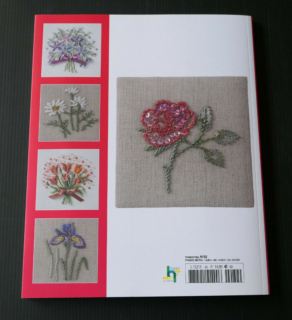 BRODERIE CREATIVE YUKIKO OGURA / LA BRODERIE PERLEE / LES EDITIONS DE SAXE 2019