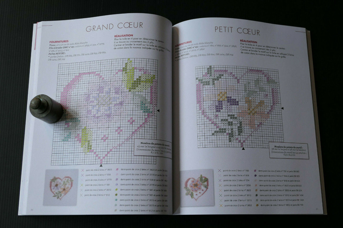 BRODERIE CREATIVE YUKIKO OGURA / LA BRODERIE PERLEE / LES EDITIONS DE SAXE 2019