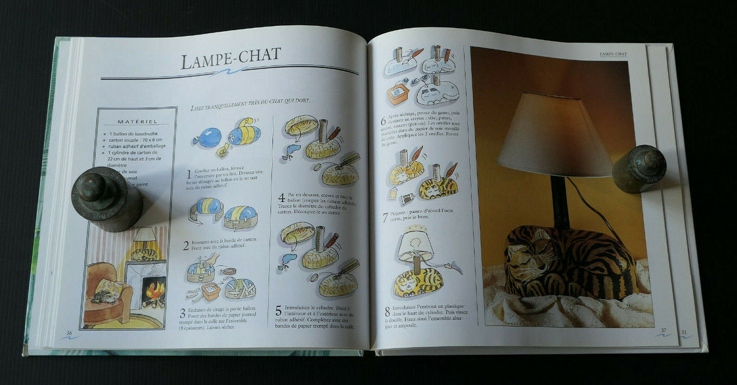 PAPIER MACHE 25 CREATIONS EXPLIQUEES / LOISIRS CREATIFS DECORATION