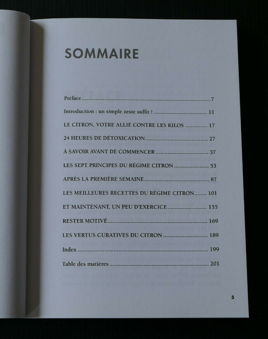 MINCIR GRACE AU CITRON / REGIME ALIMENTATION GUIDE RECETTES / LEDUC EDITIONS