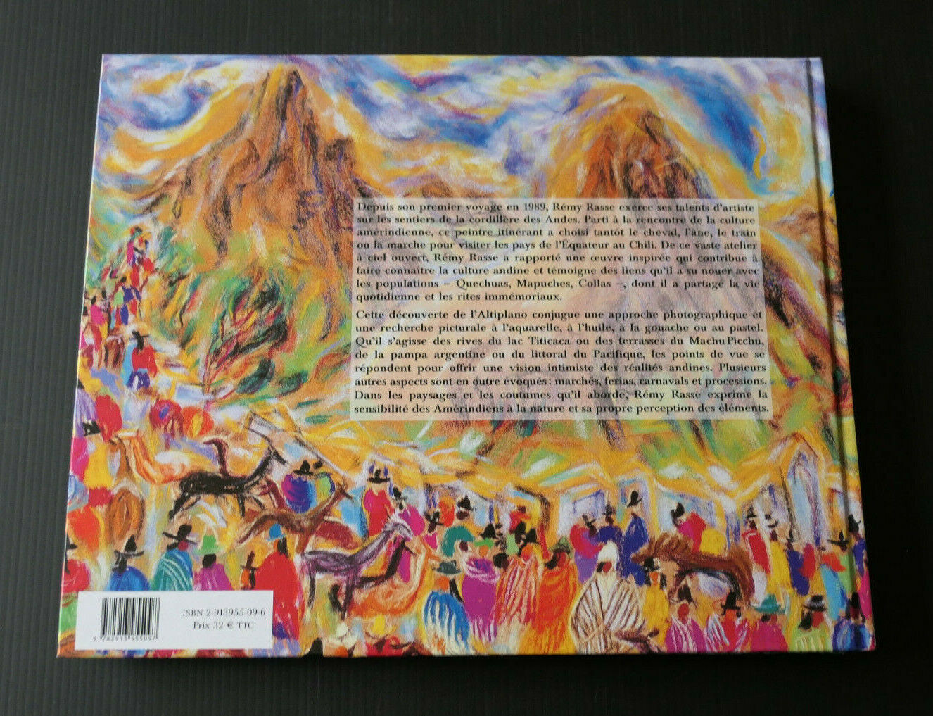 CORDILLERE DES ANDES / REMY RASSE / VOYAGE PEINTURE EQUATEUR CHILI ALTIPLANO