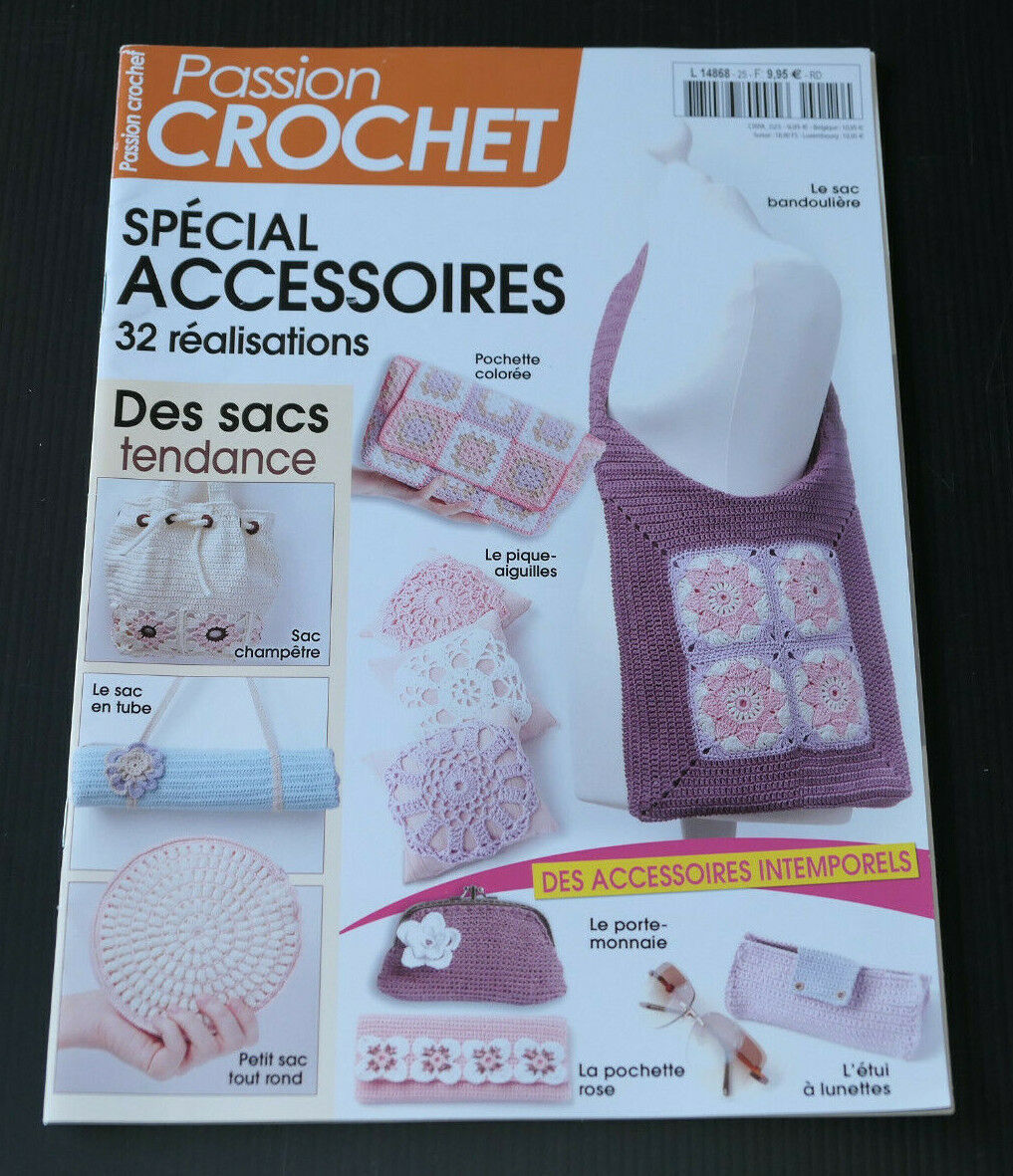 CROCHET / LOT DE 5 REVUES / CREATION