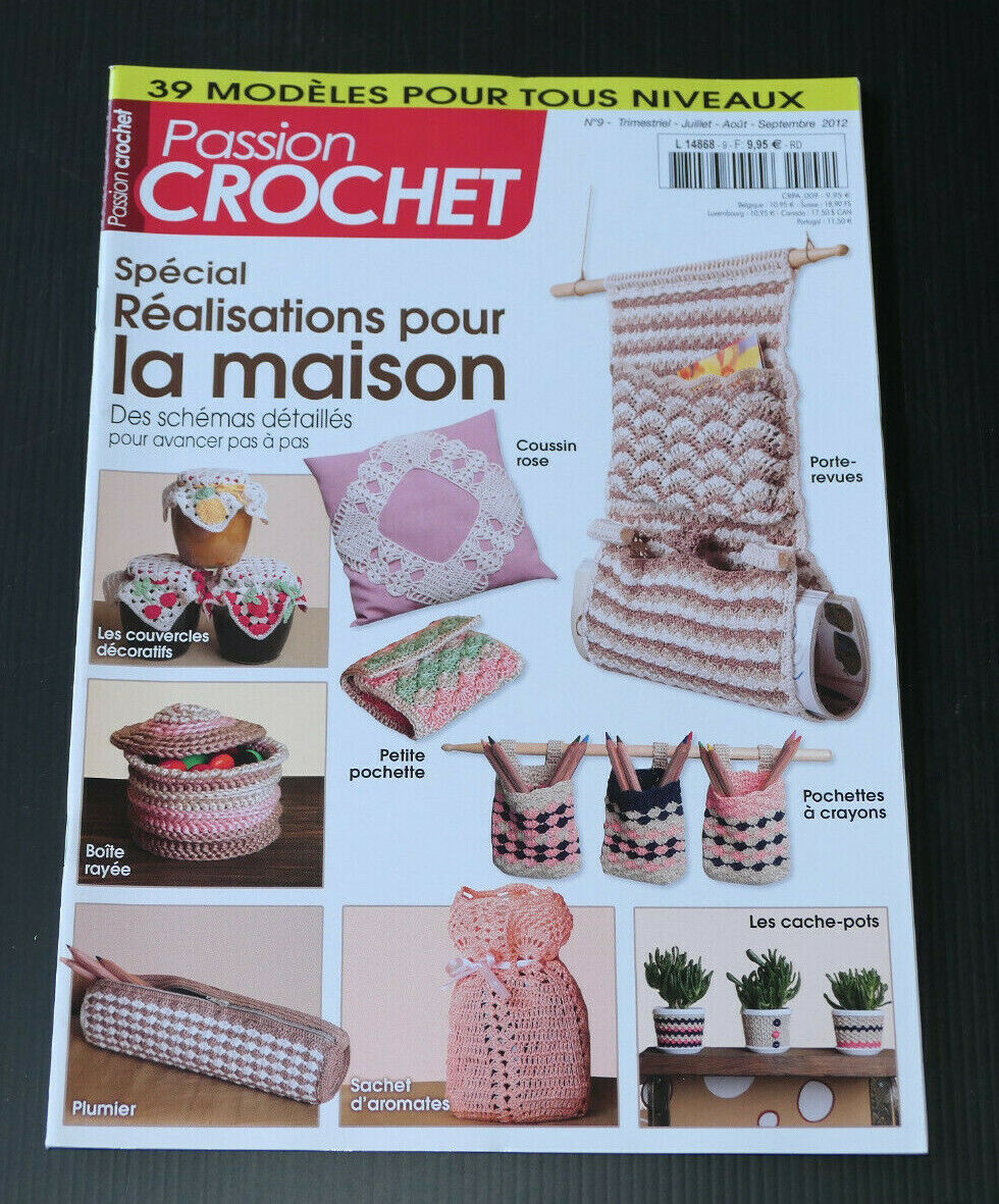 CROCHET / LOT DE 5 REVUES / CREATION