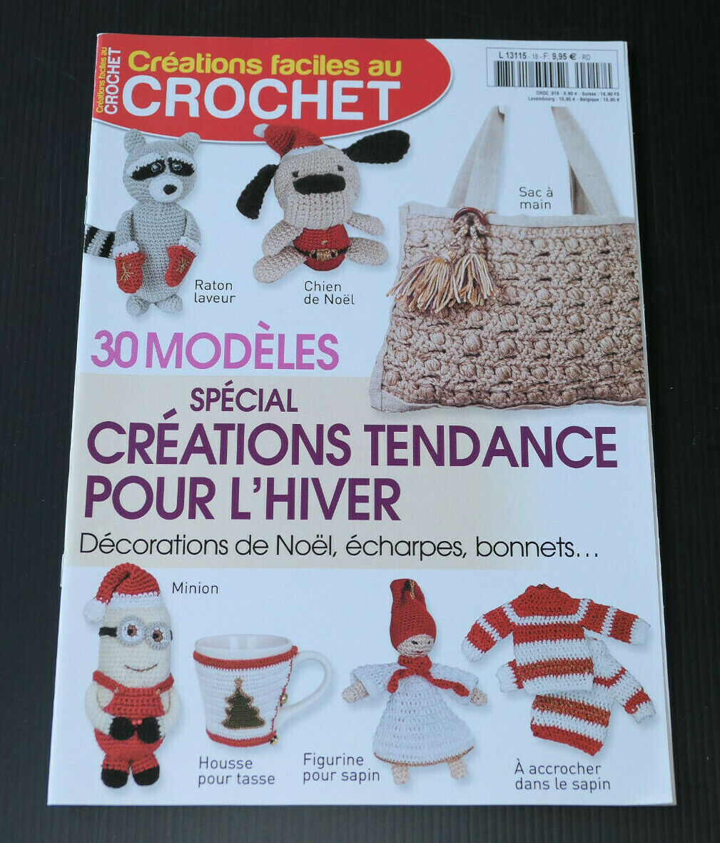 CROCHET / LOT DE 5 REVUES / CREATION