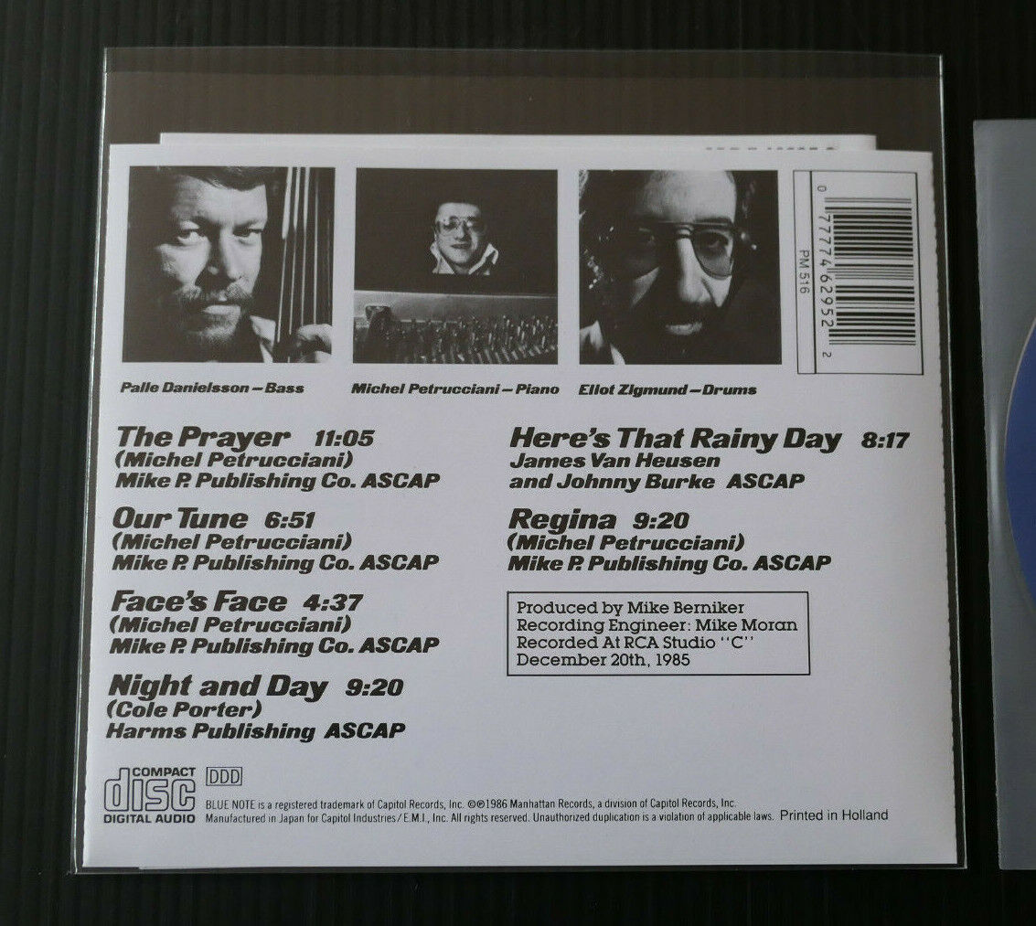 CD THE MICHEL PETRUCCIANI TRIO / PIANISM / BLUE NOTE