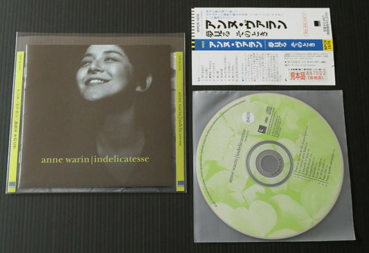 CD ANNE WARIN / INDELICATESSE / 1998 / JAPAN
