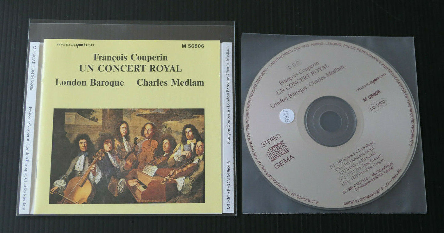 CD FRANCOIS COUPERIN / UN CONCERT ROYAL / LONDON BAROQUE / CHARLES MEDLAM / 1994