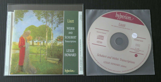 CD LISZT / WEBER AND SCHUBERT TRANSCRIPTIONS / LESLIE HOWARD / HYPERION 1998
