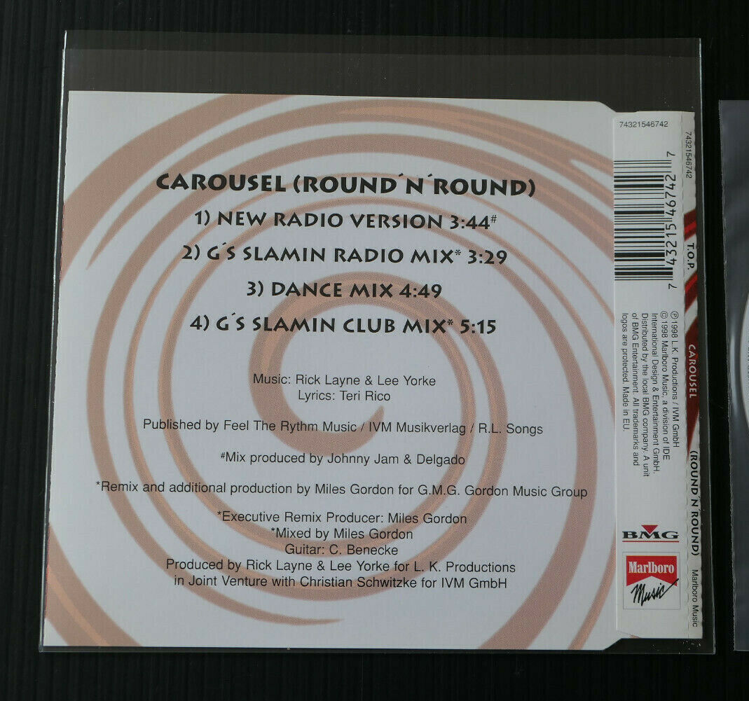 MAXI CD 4 TITRES T.O.P. / CAROUSEL ROUND'N'ROUND / 1998