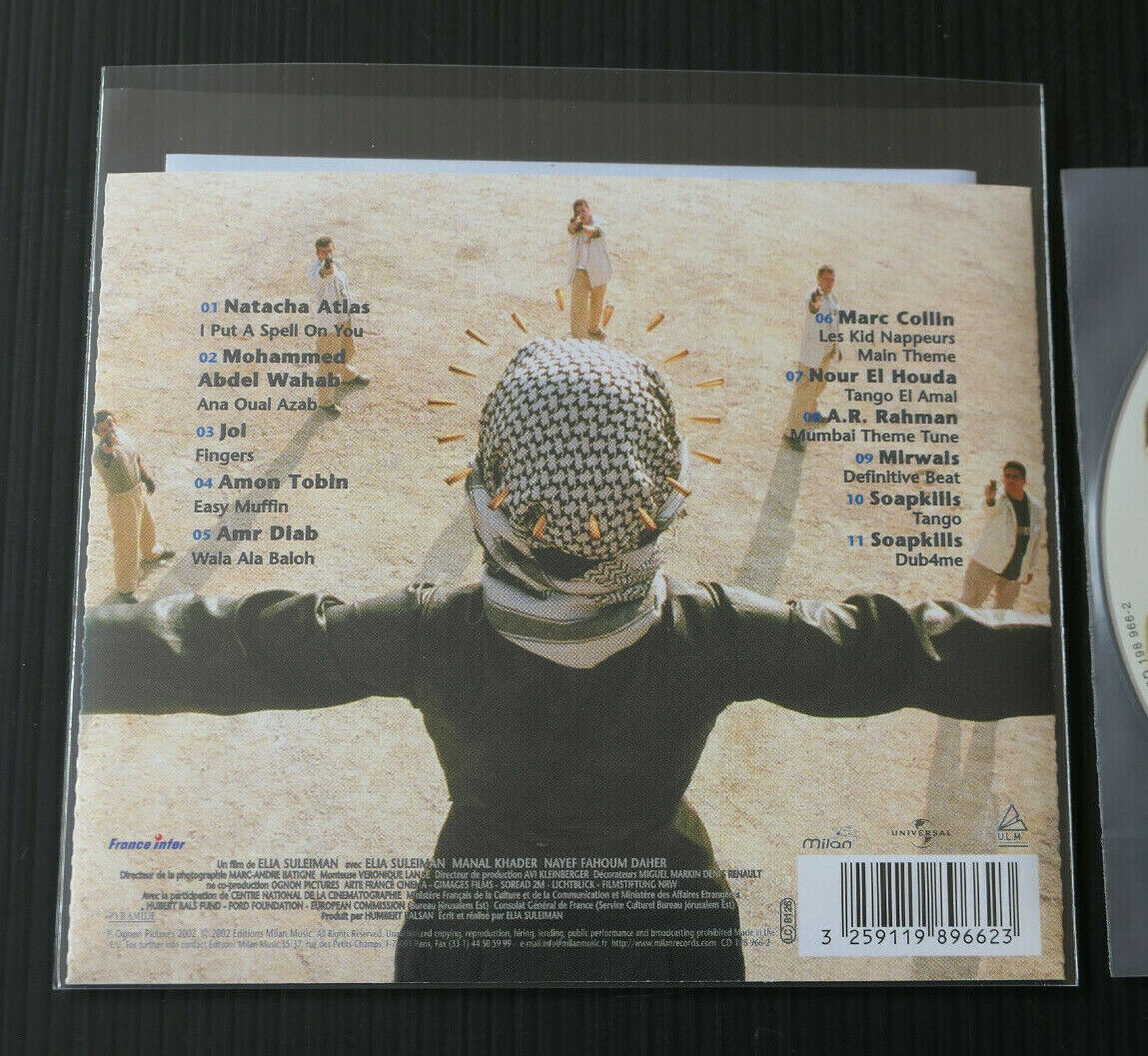 CD BANDE ORIGINALE DU FILM / INTERVENTION DIVINE / MILAN MUSIC 2002