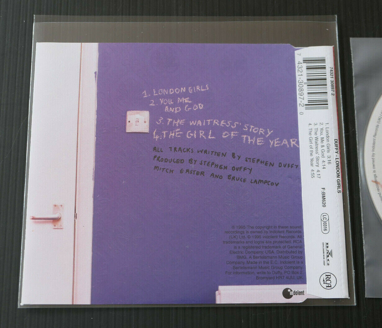 MAXI CD 4 TITRES DUFFY / LONDON GIRLS / 1995