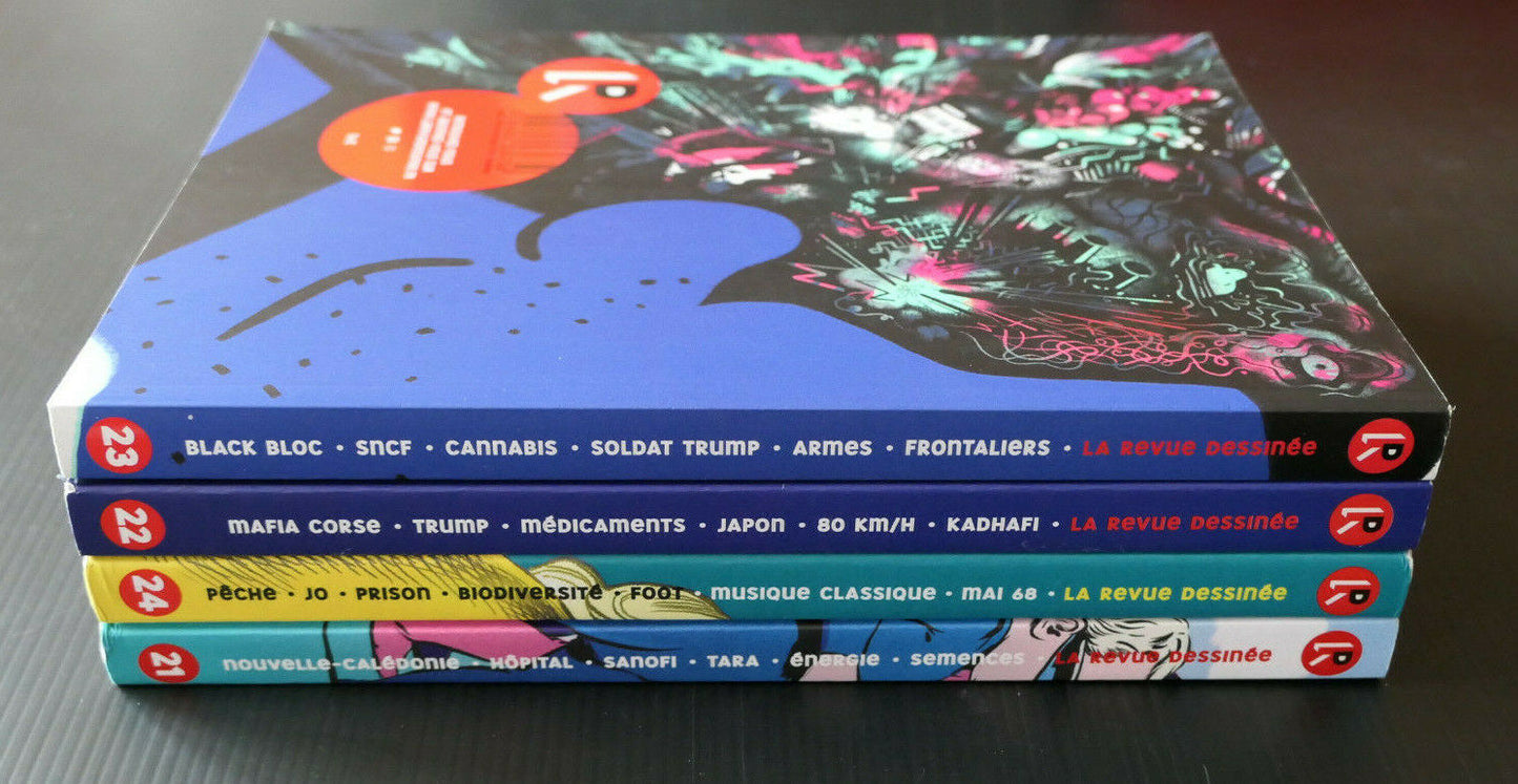 LA REVUE DESSINEE / LOT DE 4 NUMEROS 2018 2019 / BD BANDE DESSINEE