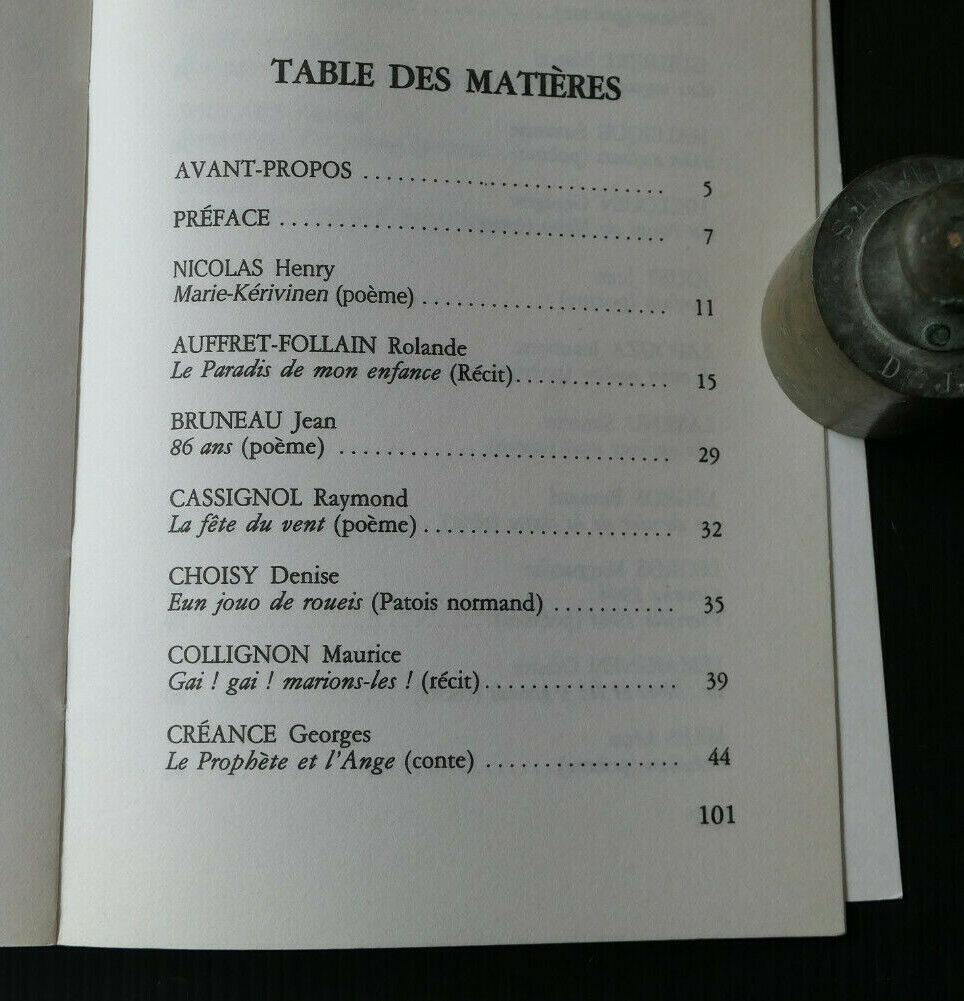 JEUX FLORAUX DE L'AGE D'OR / UNIVERSITE DU TROISIEME AGE DE BASSE NORMANDIE 1985