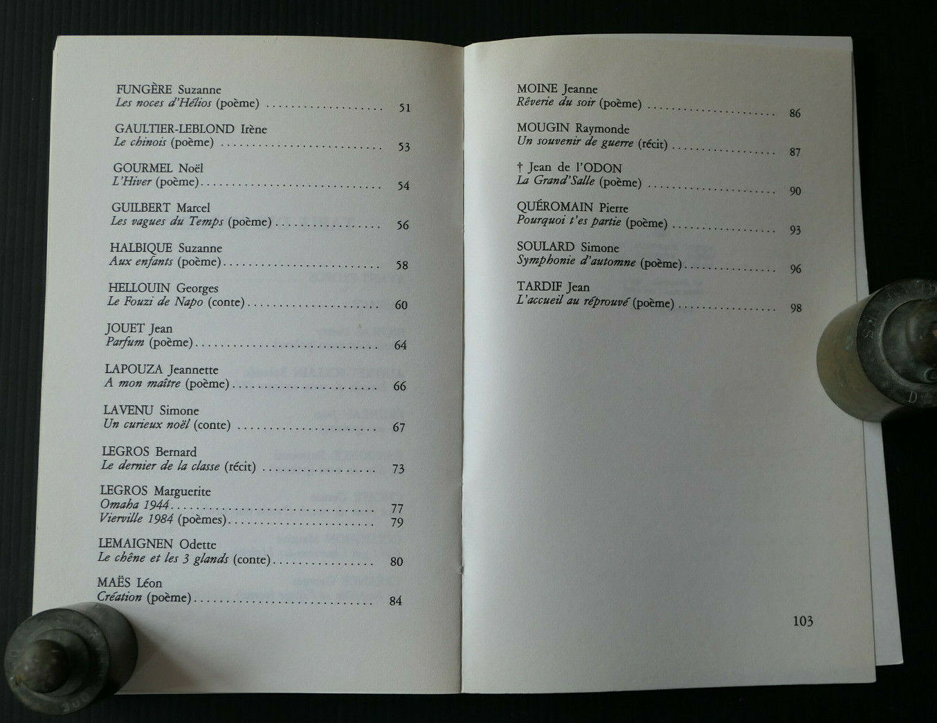 JEUX FLORAUX DE L'AGE D'OR / UNIVERSITE DU TROISIEME AGE DE BASSE NORMANDIE 1985