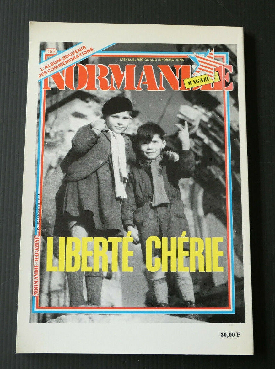 LIVRE SOUVENIR CEREMONIES 40e ANNIVERSAIRE DEBARQUEMENT NORMANDIE 6 JUIN 1984