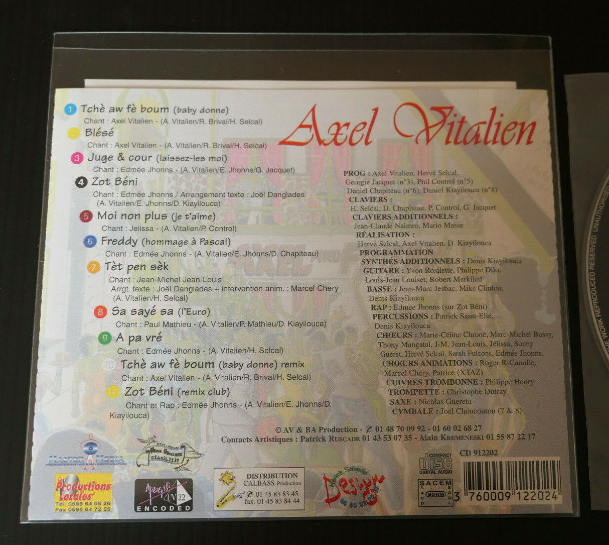 CD AXEL AND FRIENDS / TCHE AW FE BOUM / AXEL VITALIEN