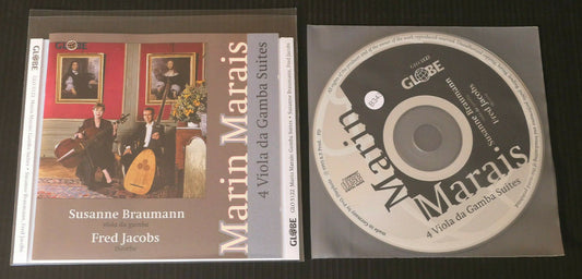 CD SUSANNE BRAUMANN / FRED JACOBS / MARIN MARAIS 4 VIOLA DA GAMBA SUITES / 1995