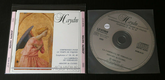 CD HAYDN / LA CAMERATA DE VERSAILLES / AMAURY DU CLOSEL / AQUARIUS 1989