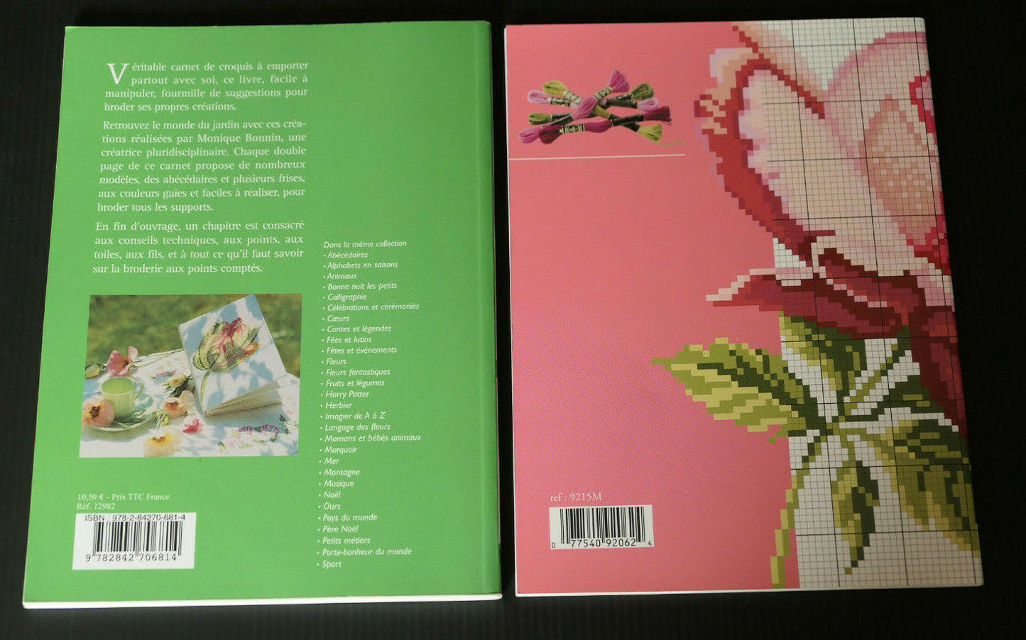 POINT DE CROIX / JARDIN / FLEURS / MANGO PRATIQUE / BRODERIE COUTURE MODELES