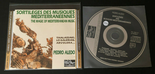 CD PEDRO ALEDO / SORTILEGES DES MUSIQUES MEDITERRANEENNES / PIERRE VERANY 1989