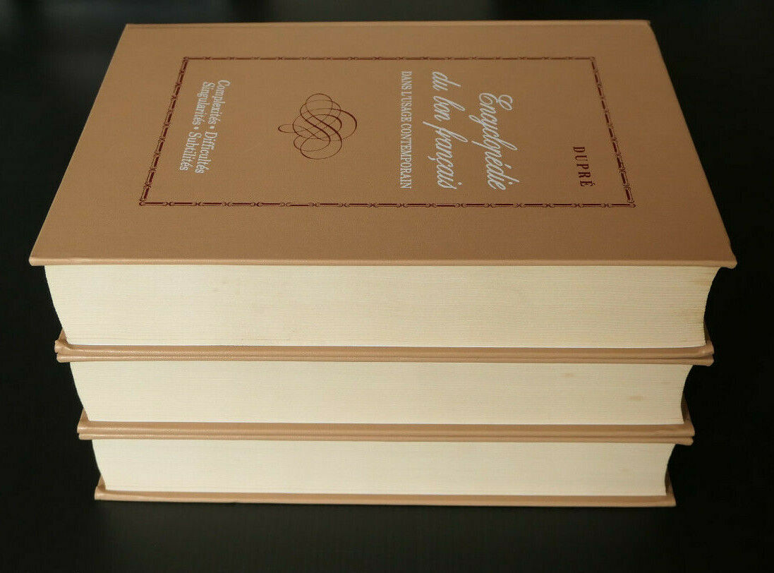 ENCYCLOPEDIE DU BON FRANCAIS DANS L'USAGE CONTEMPORAIN / DUPRE / 1972 / LANGUE