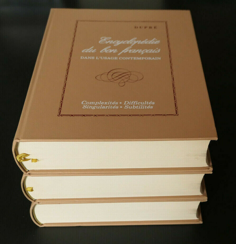 ENCYCLOPEDIE DU BON FRANCAIS DANS L'USAGE CONTEMPORAIN / DUPRE / 1972 / LANGUE