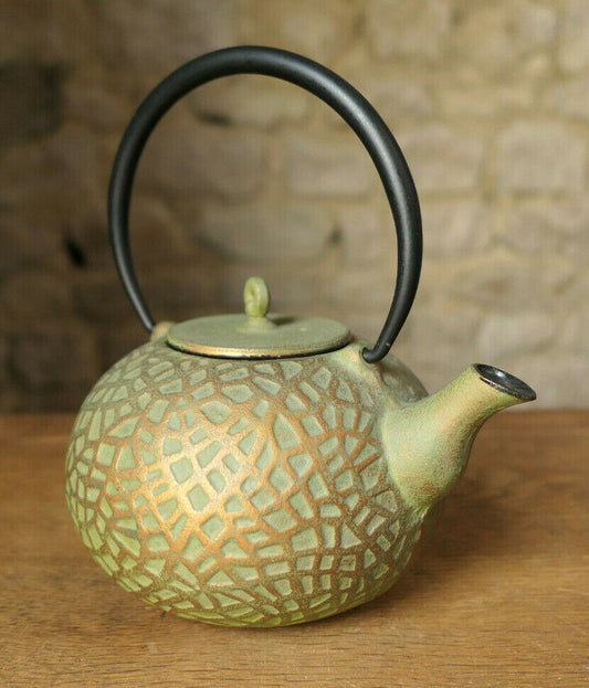 THEIERE EN FONTE VINTAGE CAST IRON JAPANESE TEA-POT JAPAN TEA DECO