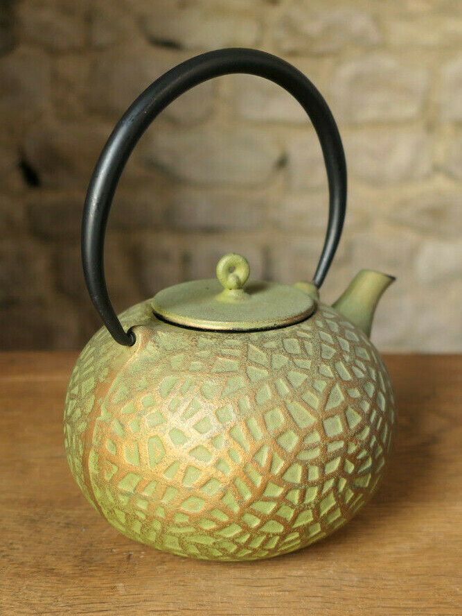 THEIERE EN FONTE VINTAGE CAST IRON JAPANESE TEA-POT JAPAN TEA DECO