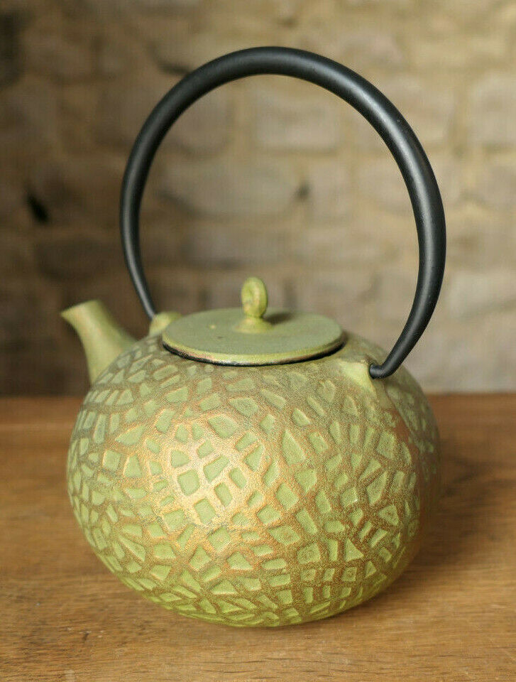 THEIERE EN FONTE VINTAGE CAST IRON JAPANESE TEA-POT JAPAN TEA DECO