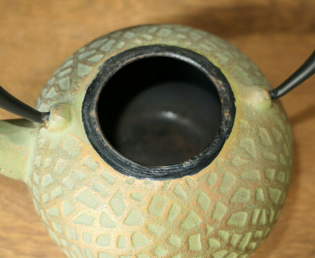 THEIERE EN FONTE VINTAGE CAST IRON JAPANESE TEA-POT JAPAN TEA DECO