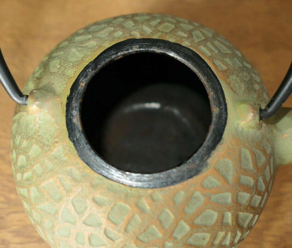 THEIERE EN FONTE VINTAGE CAST IRON JAPANESE TEA-POT JAPAN TEA DECO