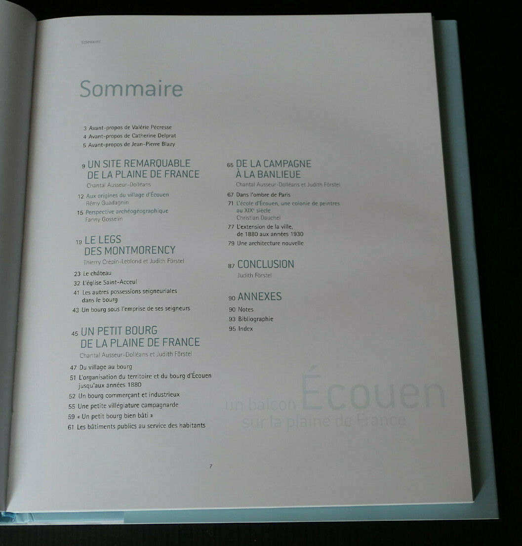 ECOUEN / UN BALCON SUR LA PLAINE DE FRANCE / EDITIONS LIEUX DITS 2018
