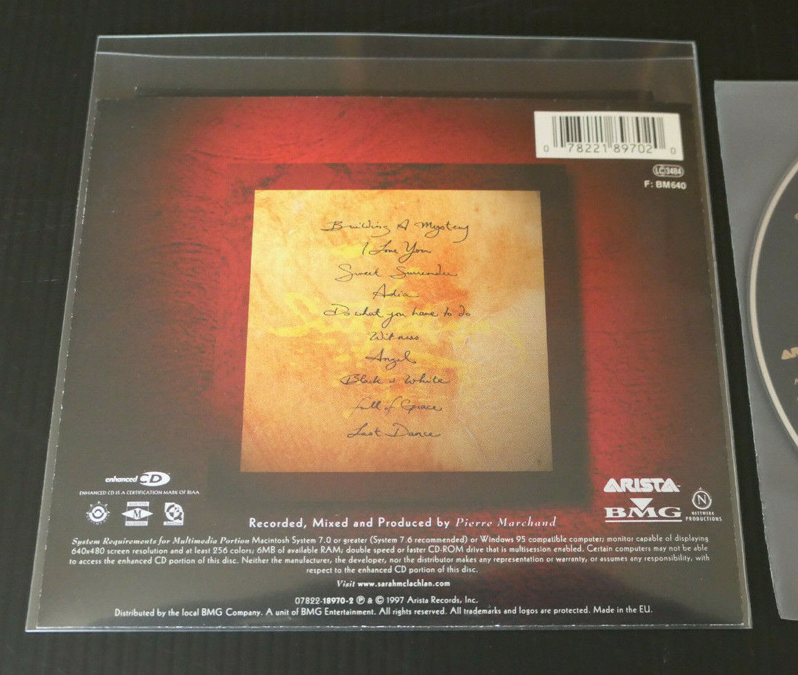 CD SARAH MCLACHLAN / SURFACING / ARISTA 1997