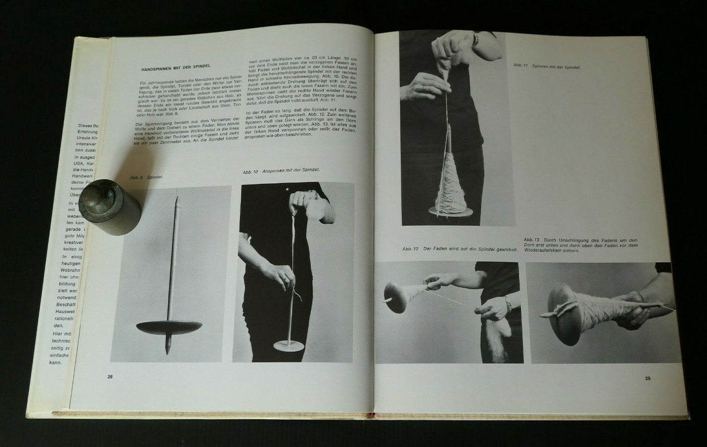 SCHOPFERISCHES WEBEN / URSULA KIRCHER / ARTISANAT TISSAGE TISSU VINTAGE 1979