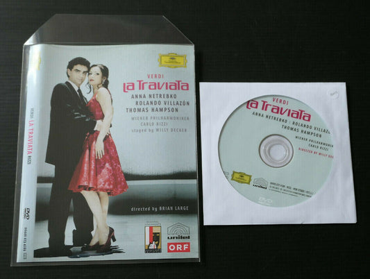 DVD VERDI LA TRAVIATA / ANNA NETREBKO ROLANDO VILLAZON THOMAS HAMPSON 2006