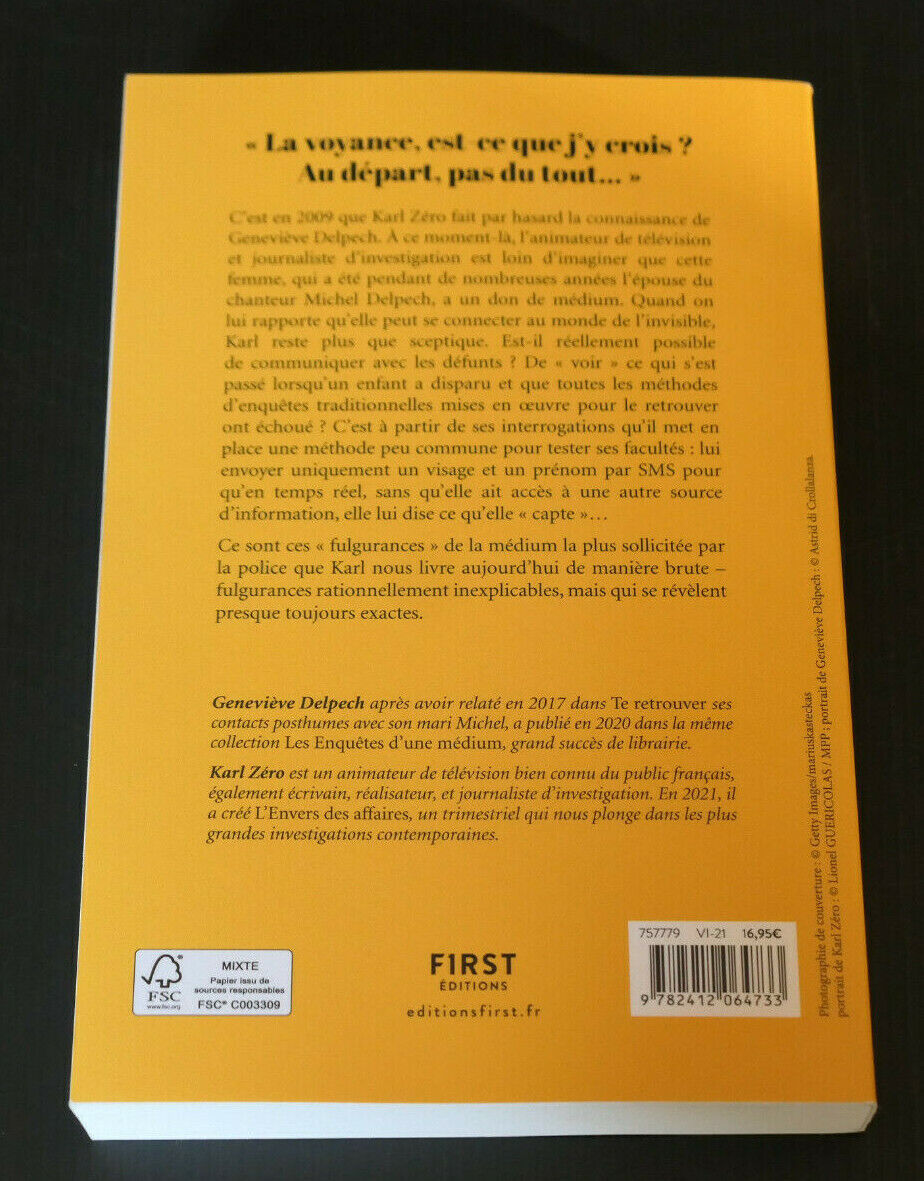 LA MEDIUM ET L'ENQUETEUR / GENEVIEVE DELPECH KARL ZERO VOYANCE CRIMINALITE 2021