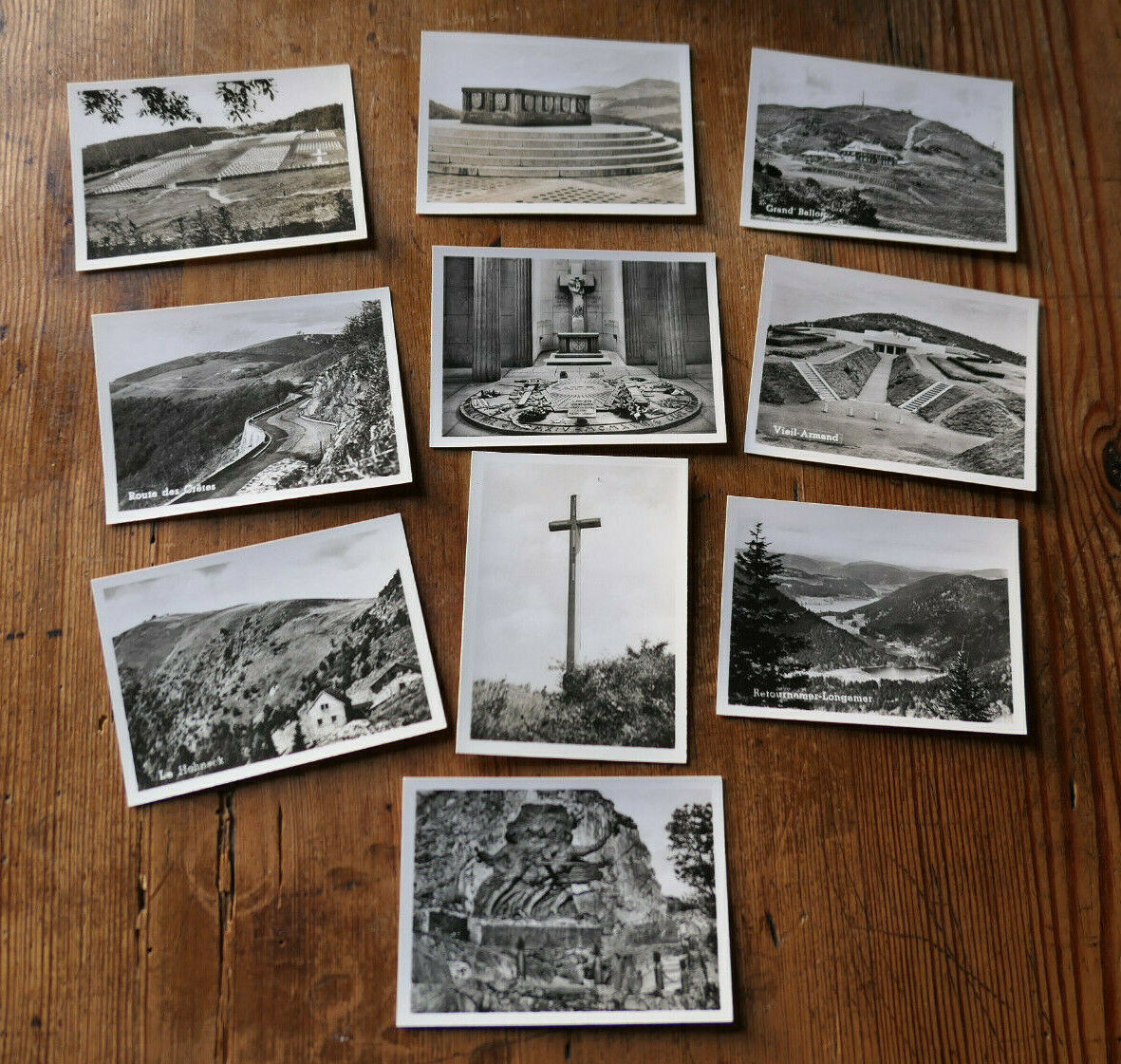 ANCIENNE POCHETTE SOUVENIR 10 PHOTOS NOIR & BLANC LE VIEIL-ARMAND HAUTES-VOSGES