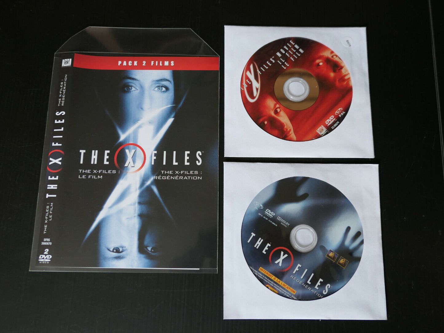 2DVD THE X FILES THE MOVIE / THE X FILES REGENERATION / 2012